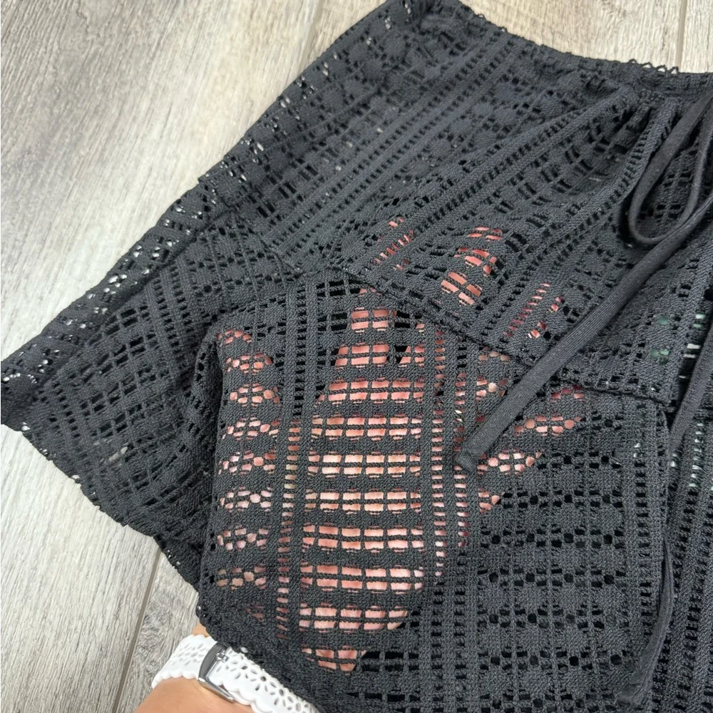Wild Fable Black Crochet‎ Skirt